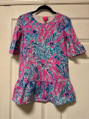 Lilly Pulitzer Kids Large 8/10 Sorrento Dress “New Kids on The Dock”